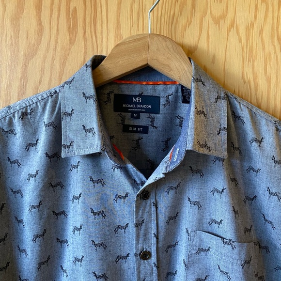 Michael Brandon Short Sleeve shirt - Picture 2 of 6